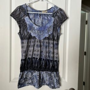 One world Blue Short Sleeve